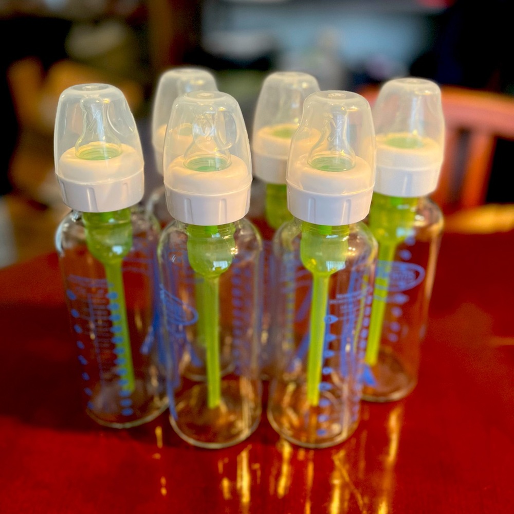 Dr. Brown glass baby bottles